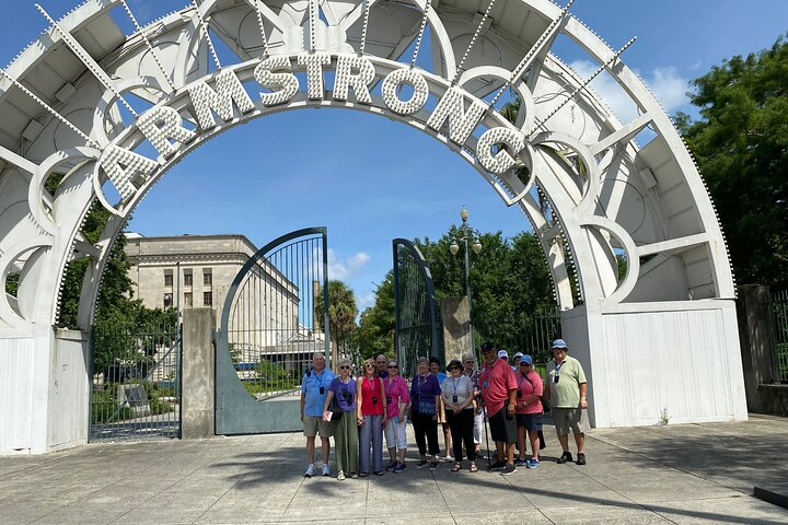 Entrance to Louis Armstrong Park located in the Historical Treme